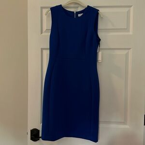 NWT Calvin Klein Cobalt Blue Dress